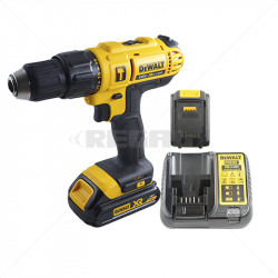 DeWalt Hammer Drill Driver Kit 18VDC XR Li-ion Incl 100pc Dril bit set