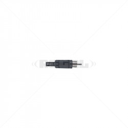 RCA Plug - Male Plastic Black