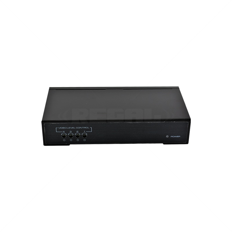 Video Distribution Amp 1 - 4 D-TVI CVI AHD 12VDC - Excludes PSU