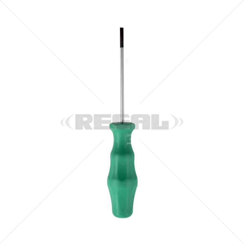 Screwdriver - Flat 3.0 x 80mm Wera - Carded