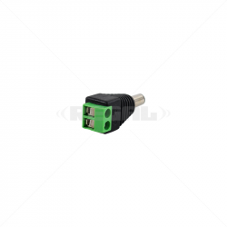 DC Plug incl Terminal Connector Block - Male