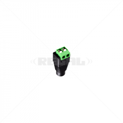 DC Socket incl Terminal Connector Block - Female