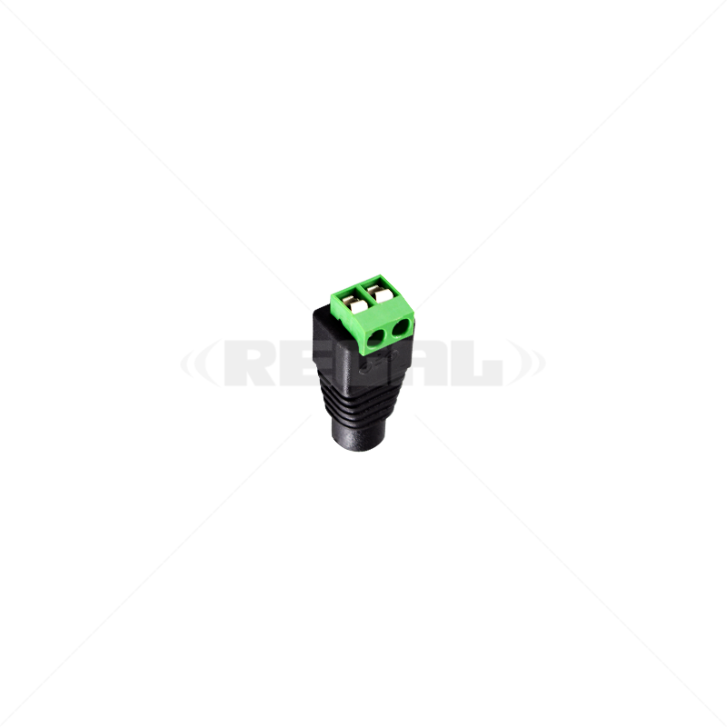 DC Socket incl Terminal Connector Block - Female