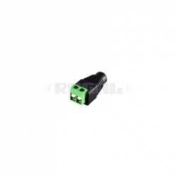 DC Socket incl Terminal Connector Block - Female