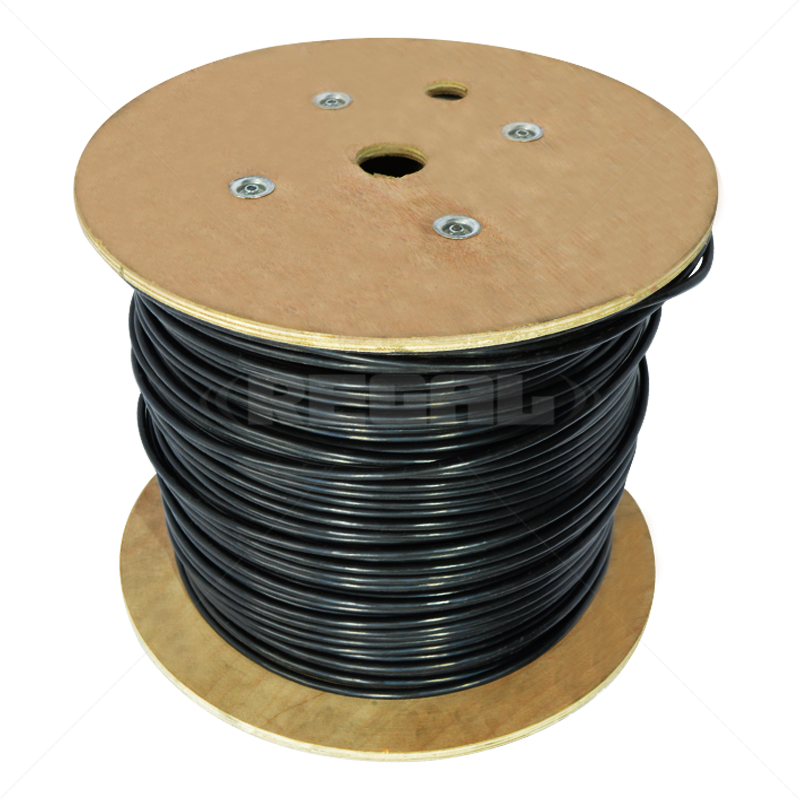 Cable - CAT6E S/UTP Outdoor UV Black / 500m