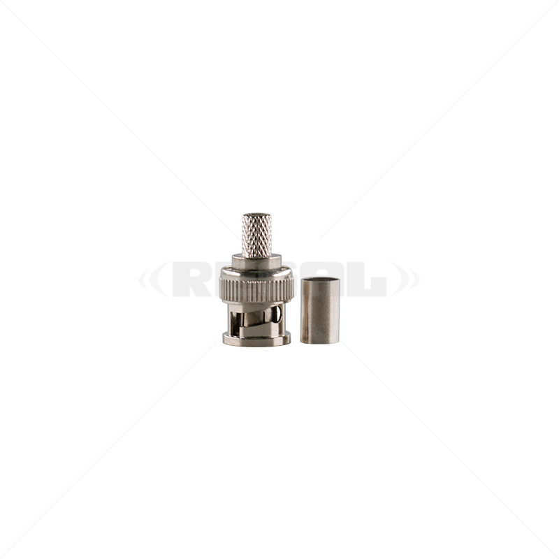 BNC - Crimp Plug 6mm Male