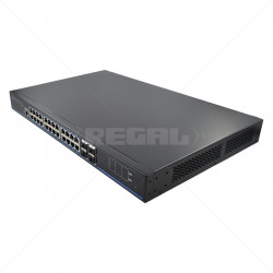 UTEPO 24 Port Gigabit Managed PoE + 4 Gb SFP Uplink Switch