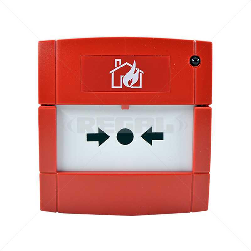 ZITON Call Point Flush Mounting Red Analogue 172101