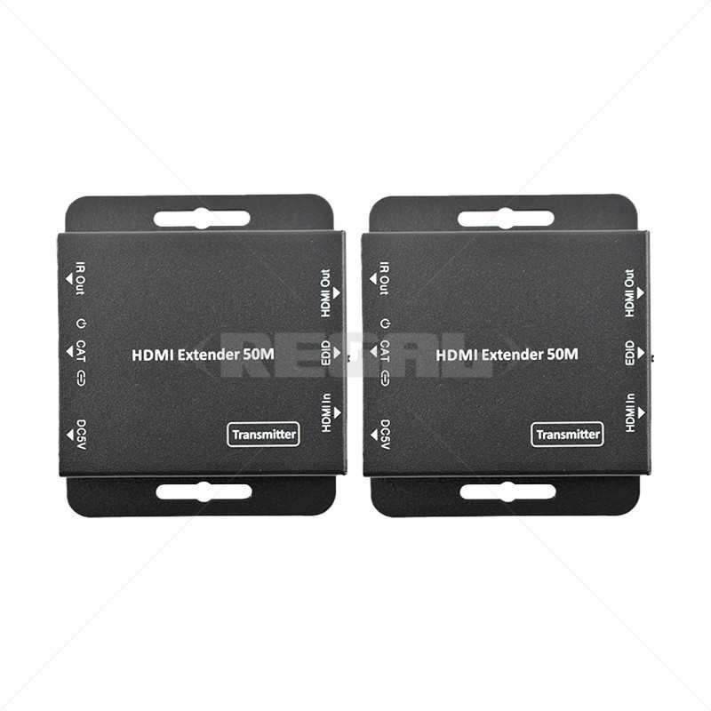 HDMI Extender Kit Over CAT5E/6 HD1080P 50m (Bi-directional IR) 5VDC