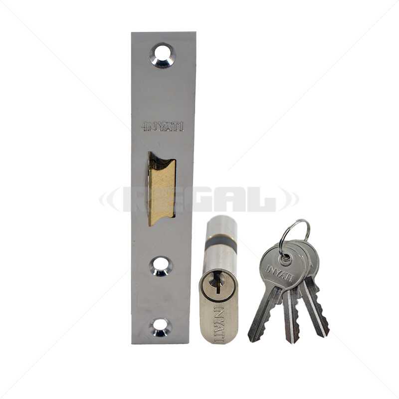 Gate Lock - 15mm + Cylinder