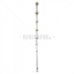 F/Pole - 5L Angle Tube White