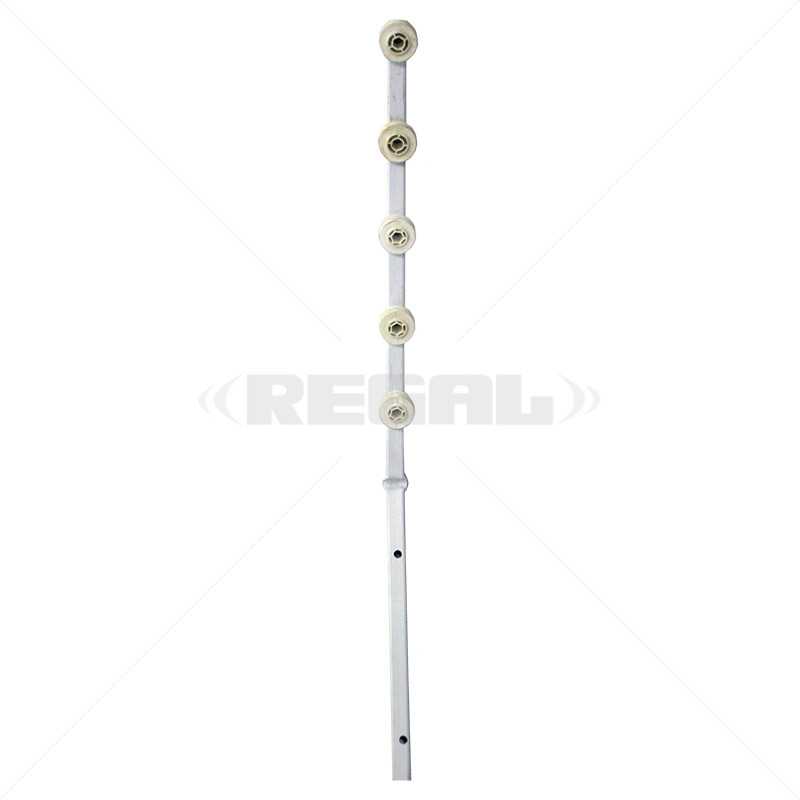 F/Pole - 5L Angle Tube White