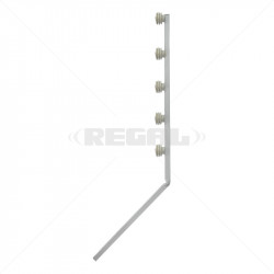 F/Pole - 5L Angle Tube White