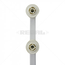 F/Pole - 5L Angle Tube White