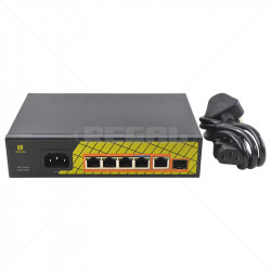 Genata 4 Port Gigabit PoE + 1 Gb TP + 1 Gb SFP Uplink Switch