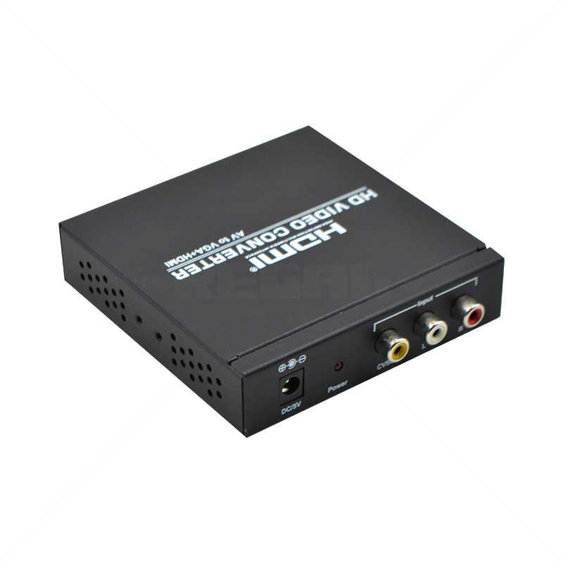 Converter  - CCTV AV to VGA and HDMI