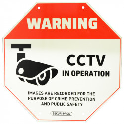 Large Luminous CCTV Sign...