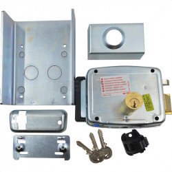 CISA Electric Rim Gate Lock Inward Open LHS no Push Button 12VAC