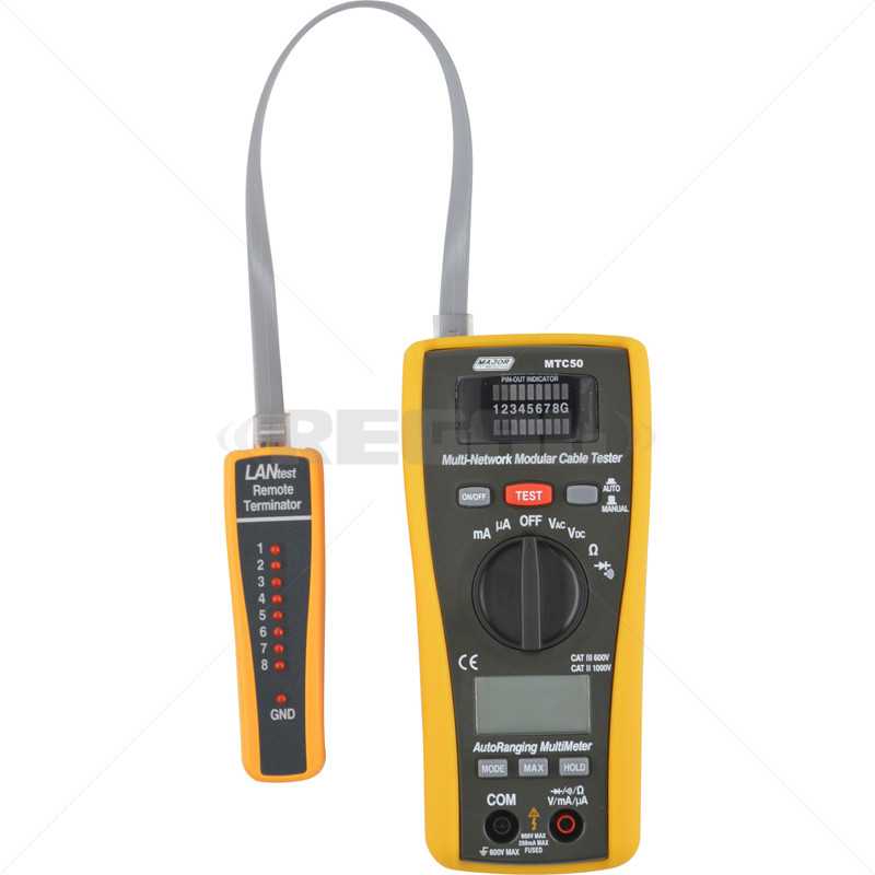 Multimeter - LAN Tester for CAT 5 MTC50