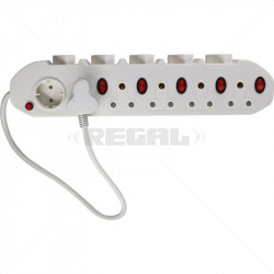 Multiplug 11 Way - 5 x 3 Pin / 6 x 2 Pin Switched