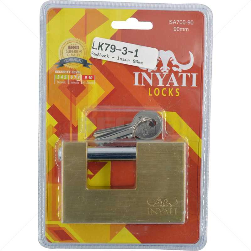 Padlock - Insurance 90mm