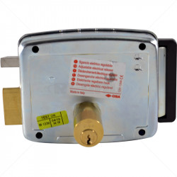 CISA Electric Rim Gate Lock Outward Open RHS no Push Button 12VAC