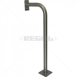 Gooseneck with Base Plate Stainless Steel