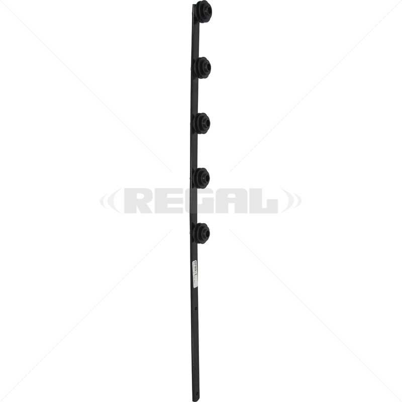 F/Pole - 5Line Flat Bar Black