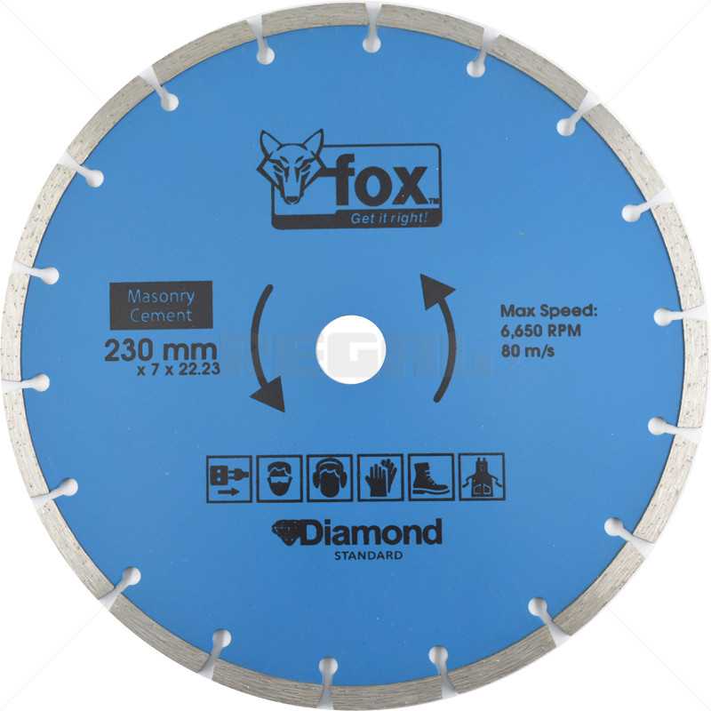 Cutting Disk - 230mm Diamond - SEGMENTED