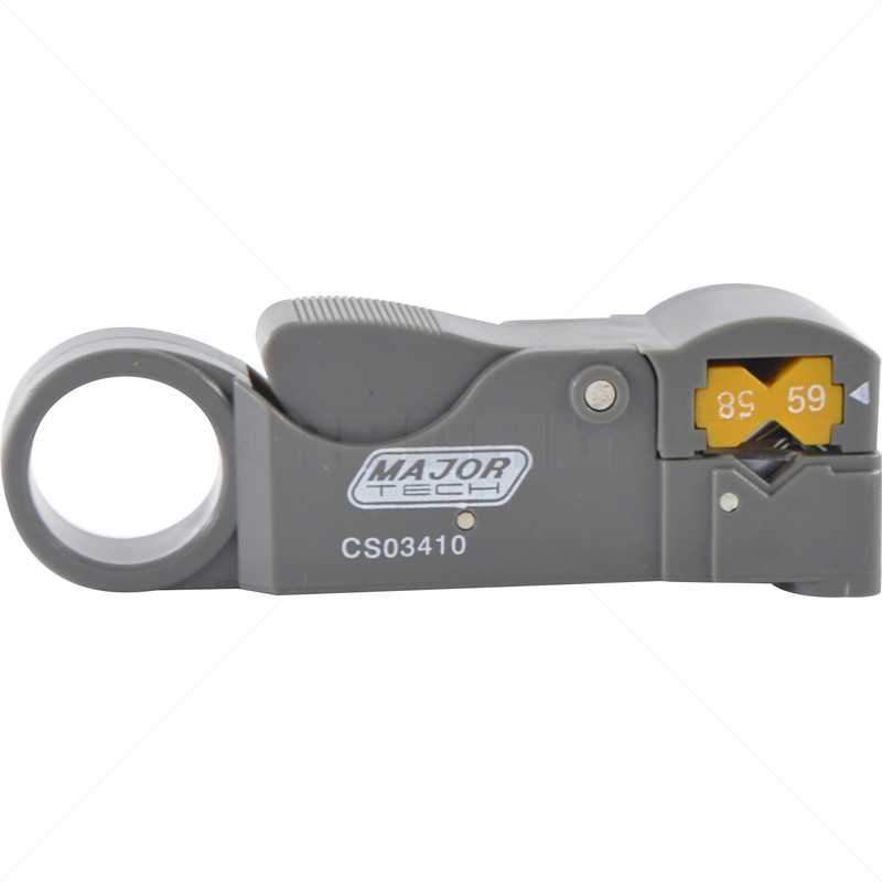 Coaxial Cable Stripper - Round Handle