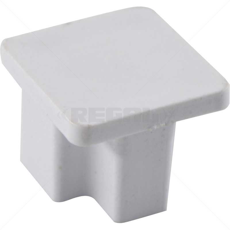 PVC - 16 x 25 End Cap - White