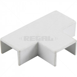 PVC - 16 x 25 Flat Tee - White