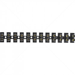 Connector Block - 6A Std Black