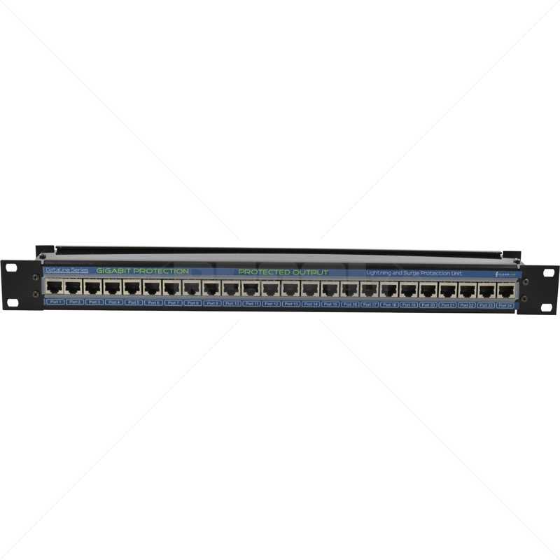 24 Channel Network Gigabit Surge Protector 10/100/1000Mbps