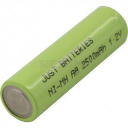 H-AA2500A 1.2V 2500mAh NiMH AA Rechargeable Battery Each