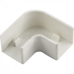 PVC - 16 x 16 Flat Angle - White