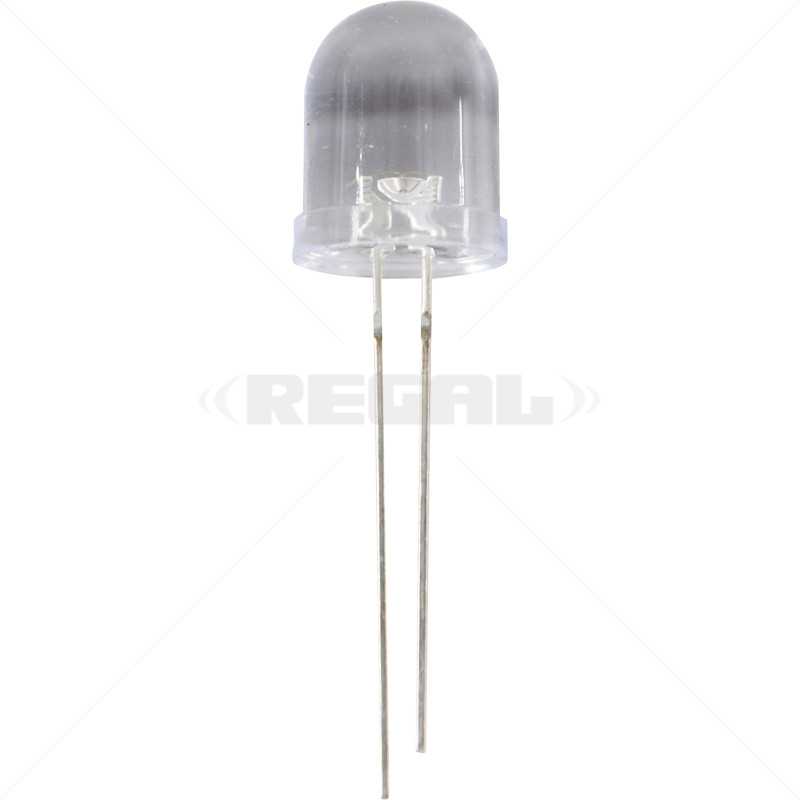 LED - 10mm Hi bright Clear / each