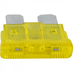 Plug-in Blade Fuse for 20A Hansa Speedo and ET Drive 500/600 V2 Yellow