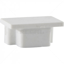 PVC - 40 x 40 End Cap - White