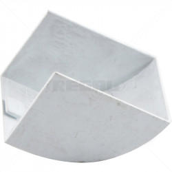 PVC - 40 x 40 Terminal End - White