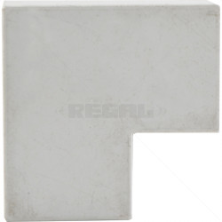 PVC - 40 x 40 Flat Angle - White