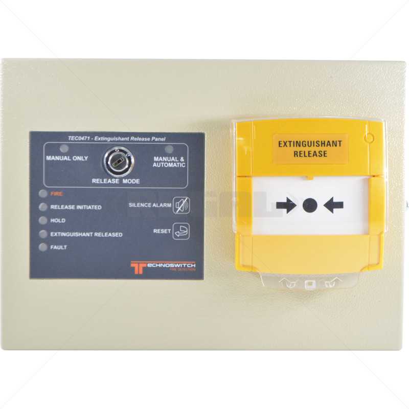 Extinguishant Release Control Panel TEC047