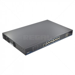 UTEPO 16 Port 10/100 PoE  + 2 Gb TP + 1Gb SFP Uplink Switch