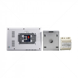 NICE 7" Colour Video Intercom Kit incl Brushed Aluminium Gate Station