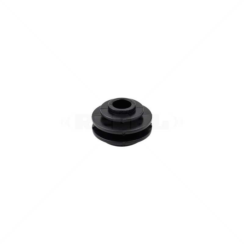 Insulator - 4mm Black Flat Bar