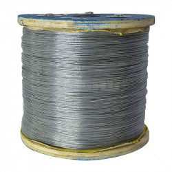 Braided Wire - Galvanised 1.2mm 3000m / 22Kg Reel