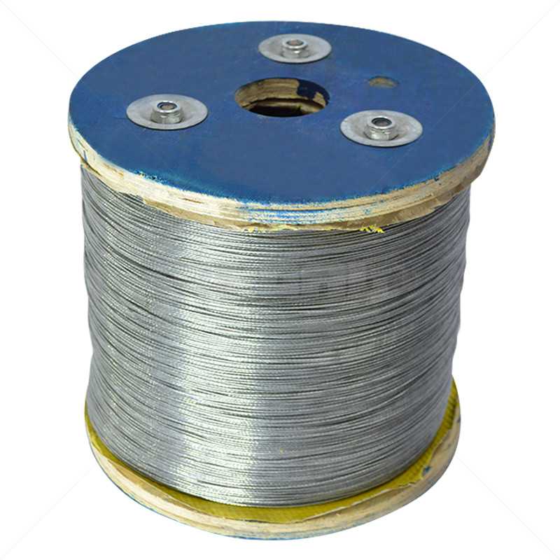 Braided Wire - Galvanised 1.2mm 3000m / 22Kg Reel