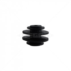 Insulator - Tensioner Bobbin / Omega Pull Through Large - Black Plus