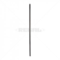 Free Standing Y-Picket Pole 2.4m Bitumin 11mm