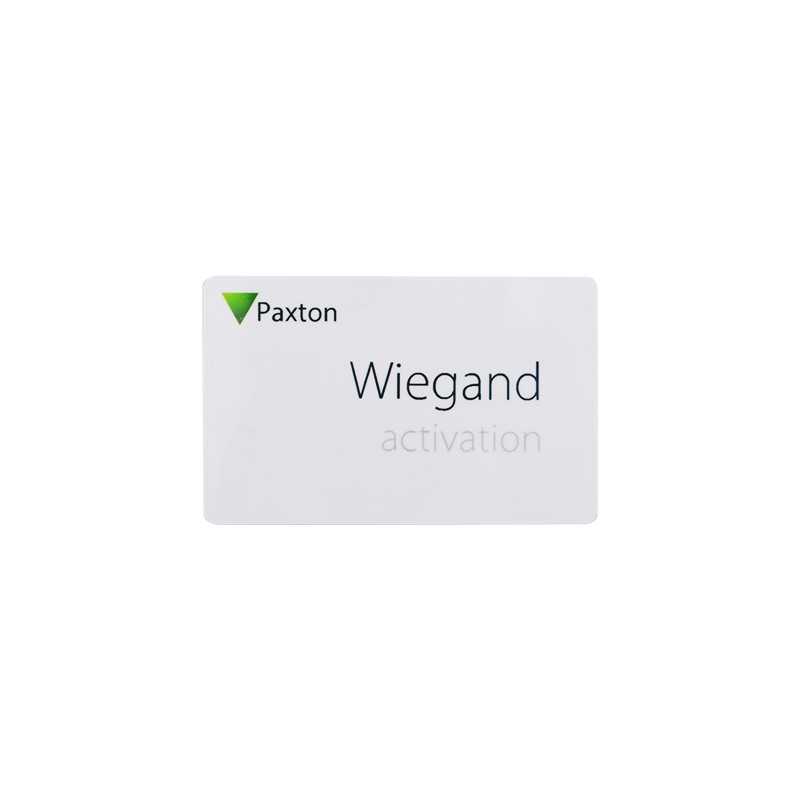 Paxton Net2 Cards - Weigand Activation with HID